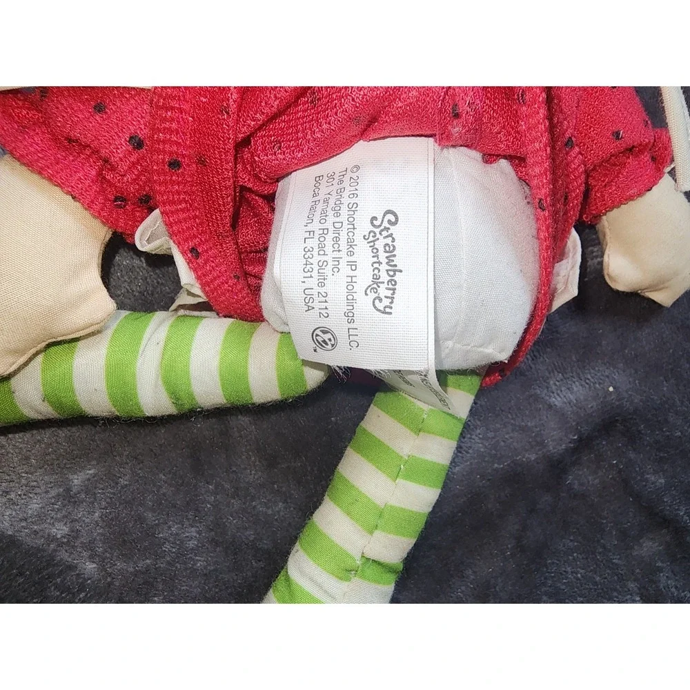 Strawberry Shortcake Plush Doll 2016 The Bridge Direct Rag Doll Toy